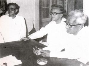 Jyoti Basu, Promode Dasgupta and Saroj Mukherjee