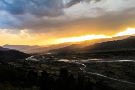 The poet took this photograph in Poonch by the river Suran last summer.Across the second ridge lies the Line of Control. Taken from the Indian side, the photo captures the sun setting on the Pakistani side.