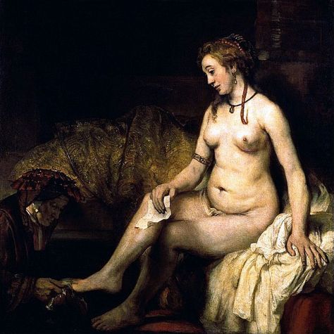 Bathsheba at her Bath - Rembrandt