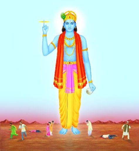Satvik image of Sri Krishna