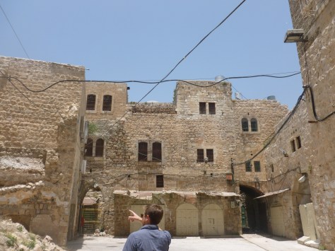 Avner Gvaryahu, an Ex Soldier, now an activist with 'Breaking the Silence', in Hebron