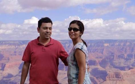 Avijit Roy and Rafida Ahmed Banya