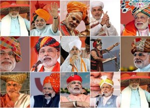 Modi Wears Different Hats