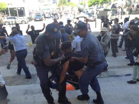 Outside Parliament Photo Cred - Mirriam Moate Mathebula