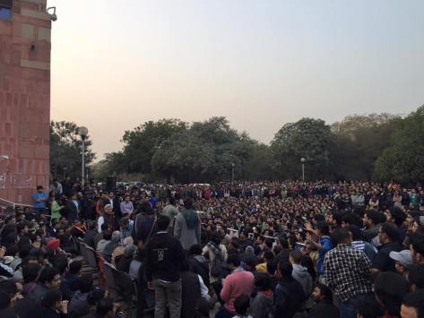 Public Meeting, JNU, 13th February