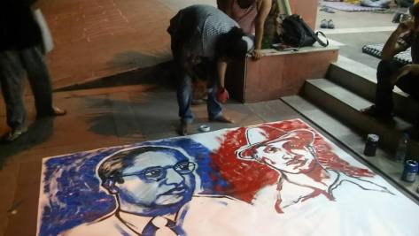 Posters Continue to be Made. Jai Bhim, Lal Salaam