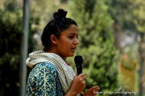 JNUSU Vice President, Shehla Rashid, Speaking at the Worker Student Rally on May Day