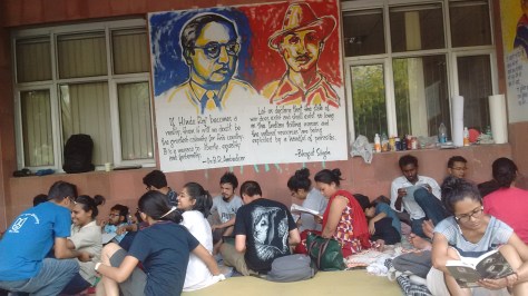 students on hunger strike